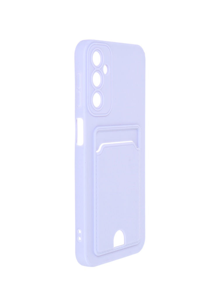 

Чехол Neypo для Samsung A24 4G Pocket Matte Silicone с карманом Lilac NPM65192, Samsung A24 4G