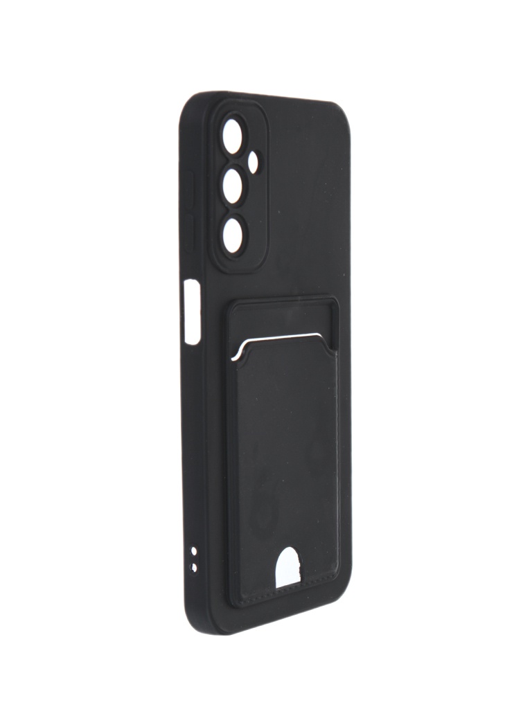 Чехол Neypo для Samsung A24 4G Pocket Matte Silicone с карманом Black NPM65195 чехол neypo для honor x8a pocket silicone с карманом transparent acs59687