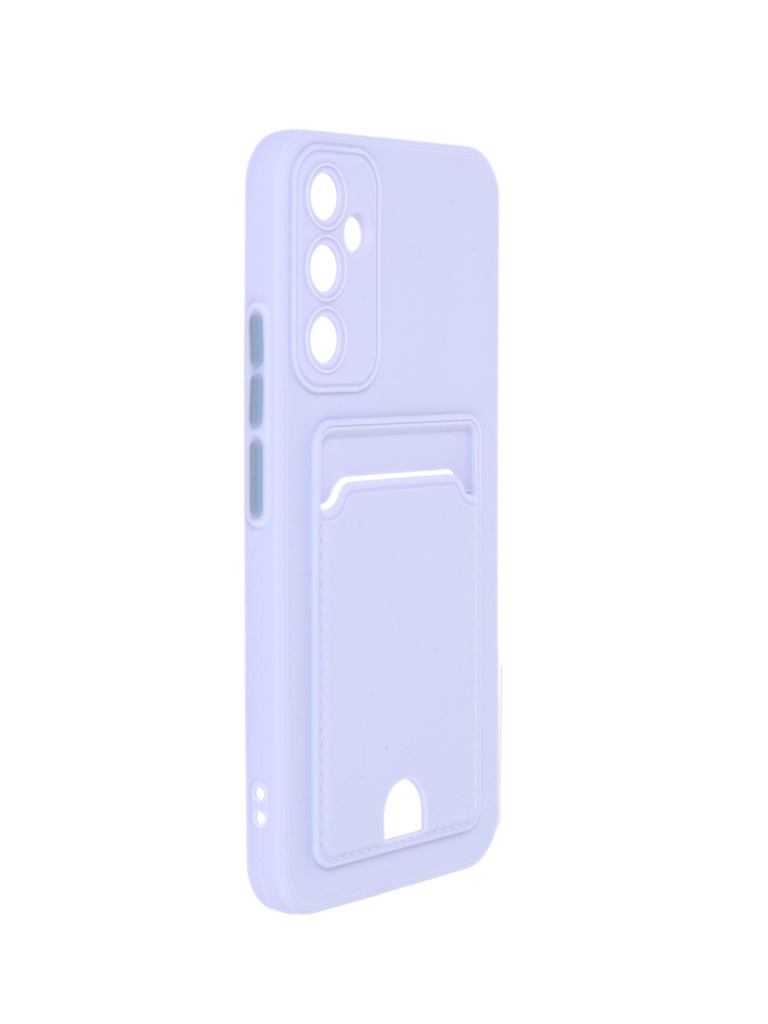 цена Чехол Neypo для Samsung A34 5G Pocket Matte Silicone с карманом Lilac NPM59514