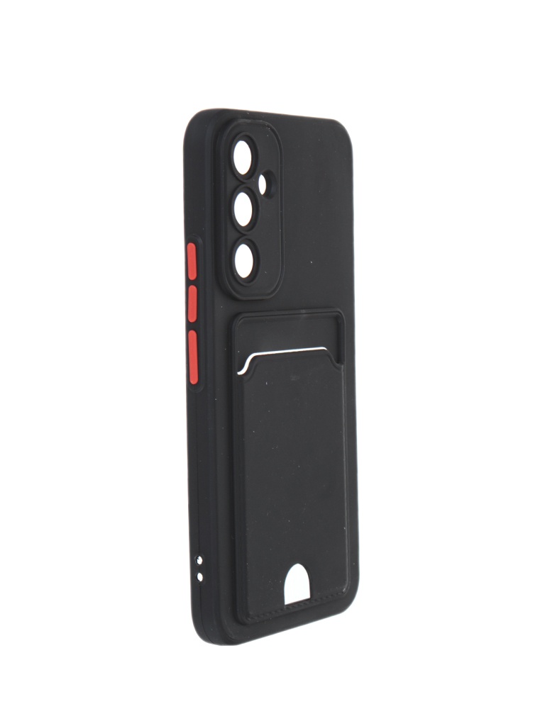 Чехол Neypo для Samsung A54 5G Pocket Matte Silicone с карманом Black NPM59525 чехол neypo для samsung a34 5g pocket matte silicone с карманом lilac npm59514