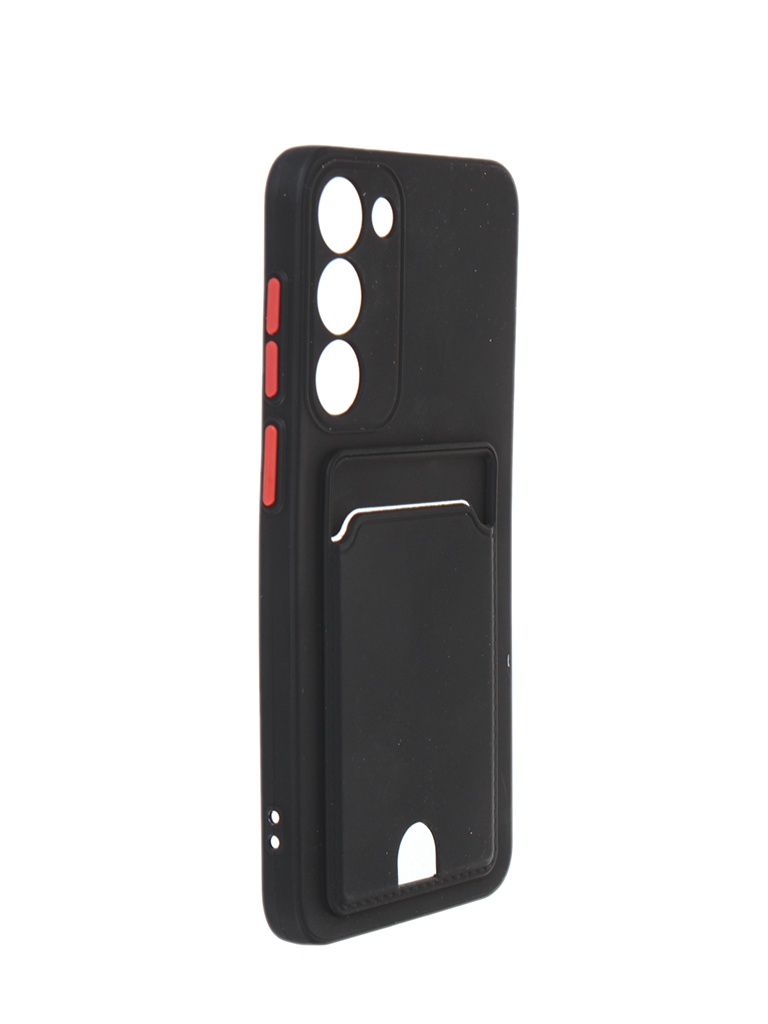 

Чехол Neypo для Samsung S23+ Pocket Matte Silicone с карманом Black NPM59903, Samsung S23+