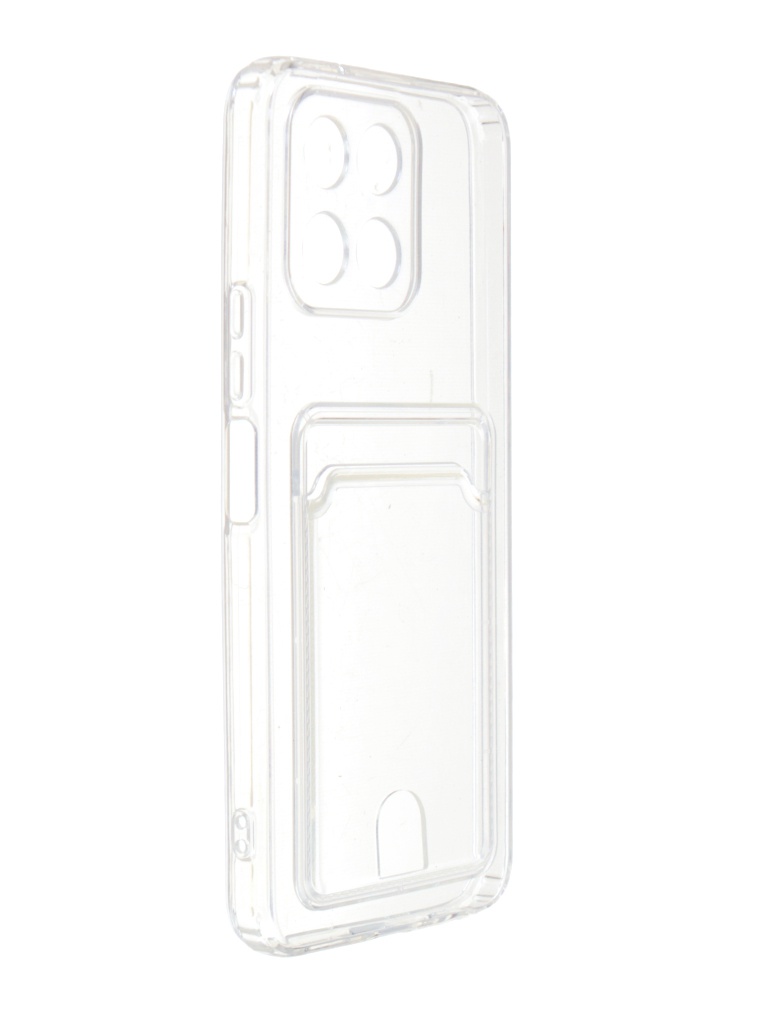 Чехол Neypo для Honor X6 / X8 5G / 70 Lite 5G Pocket Silicone с карманом Transparent ACS60002 чехол neypo для samsung galaxy a24 4g pocket silicone с карманом transparent acs61729