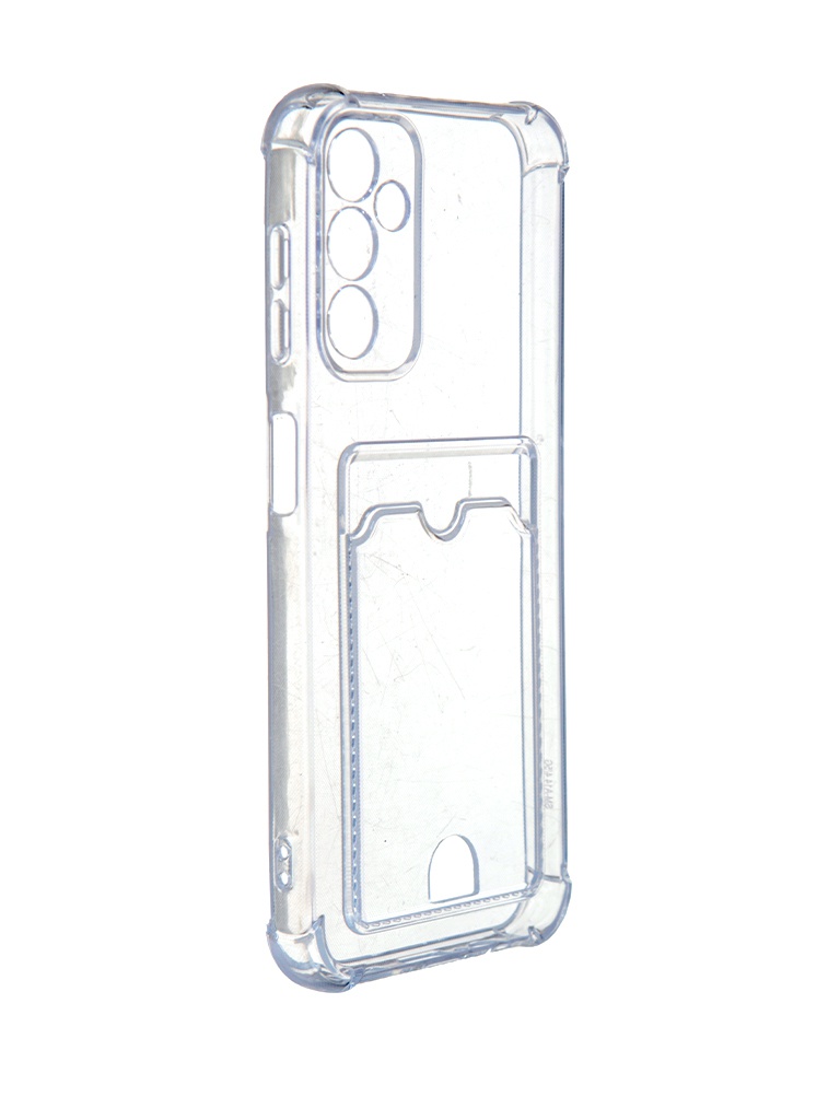 Чехол Neypo для Samsung Galaxy A14 4G Pocket Silicone с карманом Transparent ACS59501 чехол neypo для samsung galaxy a24 4g pocket silicone с карманом transparent acs61729