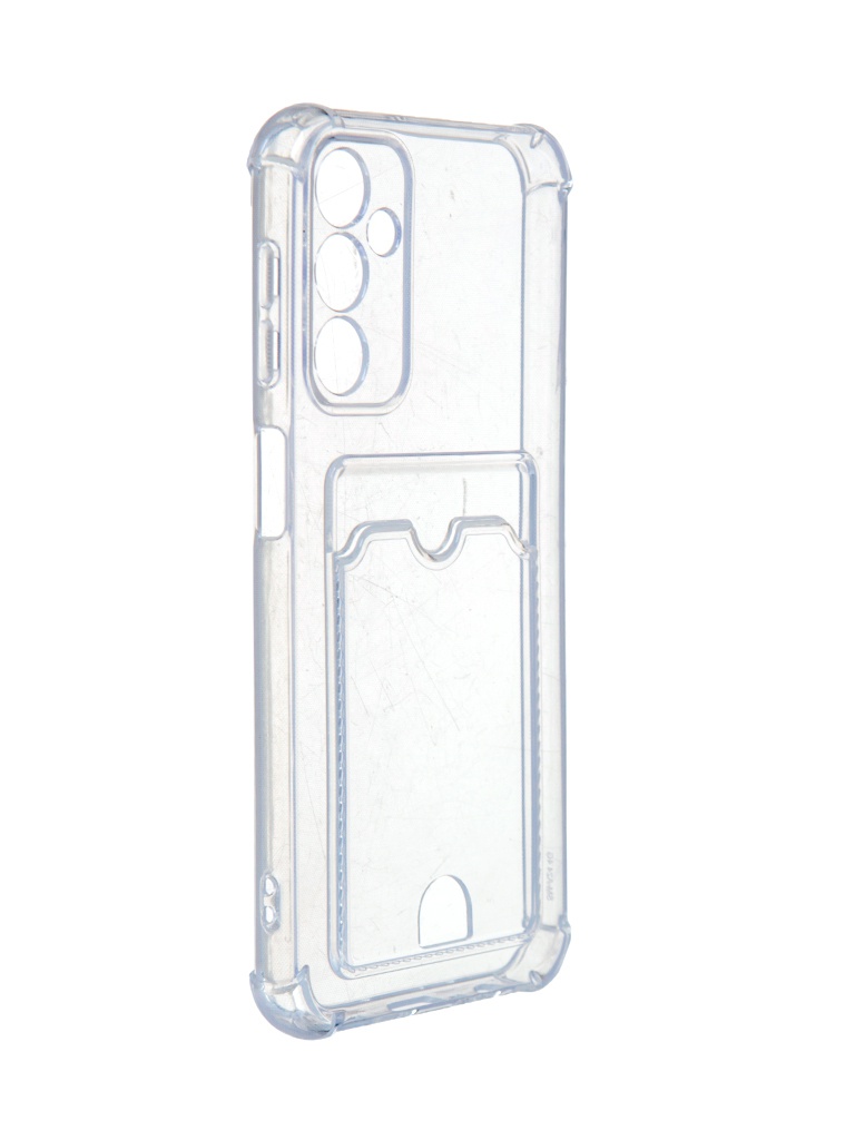 Чехол Neypo для Samsung Galaxy A24 4G Pocket Silicone с карманом Transparent ACS61729