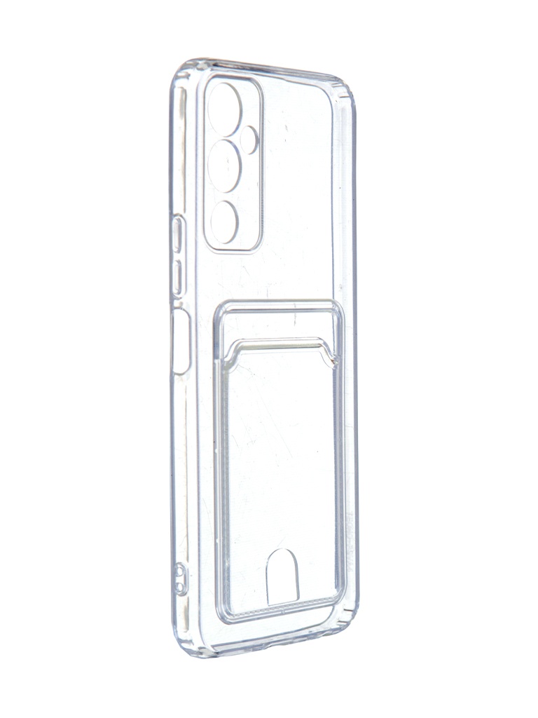 

Чехол Neypo для Tecno Pova 4 Pocket Silicone с карманом Transparent ACS58927, Tecno Pova 4