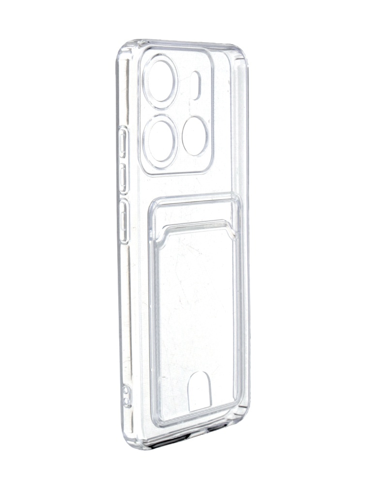 

Чехол Neypo для Tecno Spark Go 2023 / Pop 7 Pocket Silicone с карманом Transparent ACS59288, Tecno Spark Go 2023 / Pop 7