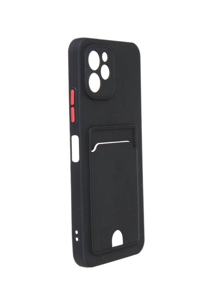 Чехол Neypo для Huawei Nova Y61 Pocket Matte Silicone с карманом Black NPM59846 чехол neypo для honor x6 x8 5g 70 lite 5g pocket silicone с карманом transparent acs60002