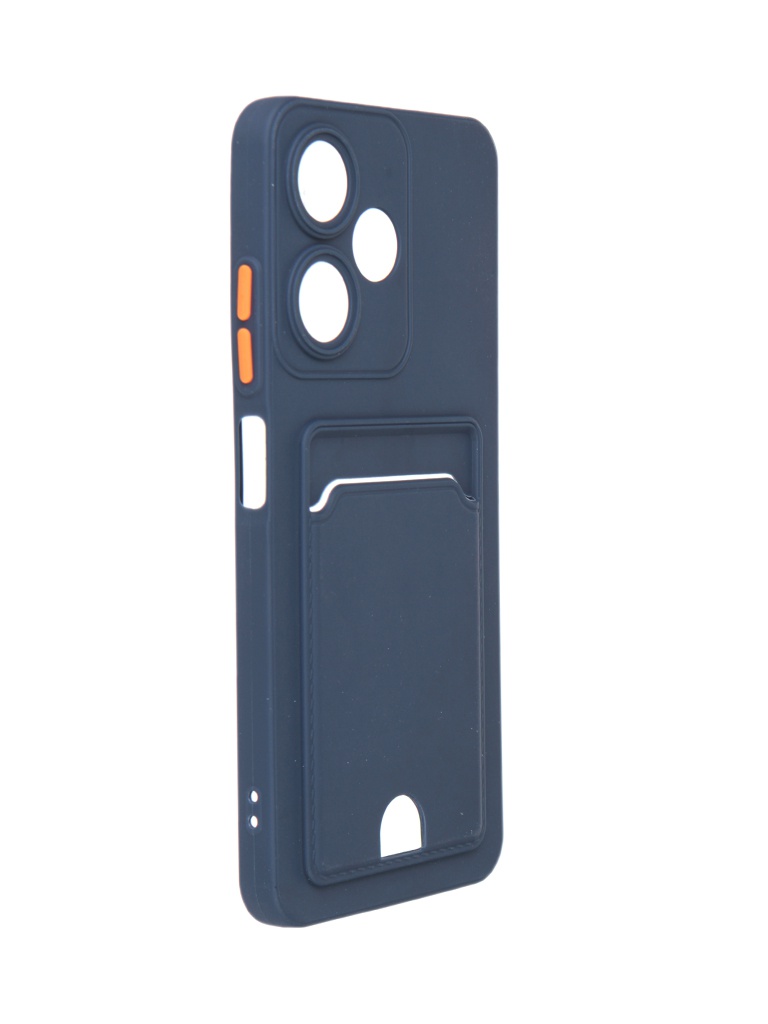 

Чехол Neypo для Infinix Hot 30i Pocket Matte Silicone с карманом Dark Blue NPM62004, Infinix Hot 30i
