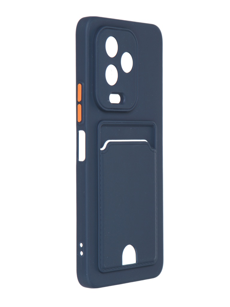 

Чехол Neypo для Infinix Note 12 2023 / Note 12 Pro Pocket Matte Silicone с карманом Dark Blue NPM66713, Infinix Note 12 2023 / Note 12 Pro