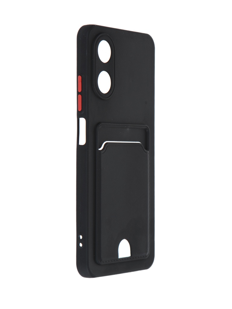 

Чехол Neypo для Oppo A17k Pocket Matte Silicone с карманом Black NPM59863, Oppo A17k