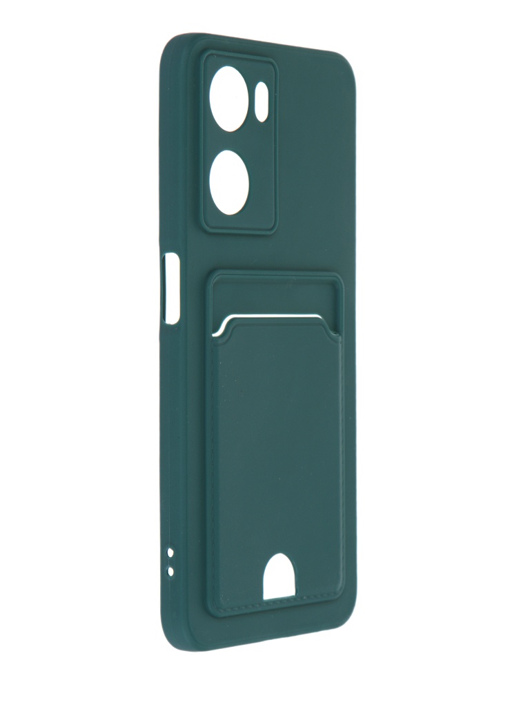 

Чехол Neypo для Oppo A57s Pocket Matte Silicone с карманом Dark Green NPM60863, Oppo A57s