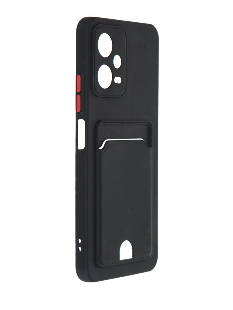 

Чехол Neypo для Xiaomi Poco X5 / Redmi Note 12 5G Pocket Matte Silicone с карманом Black NPM57232, Xiaomi Poco X5 / Redmi Note 12 5G