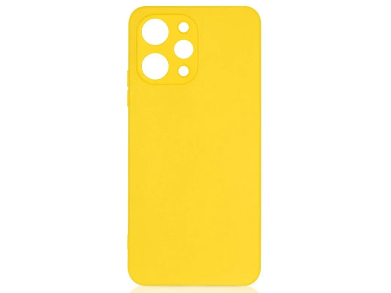 

Чехол DF для Xiaomi Redmi 12 Silicone Yellow xiCase-94, Xiaomi Redmi 12