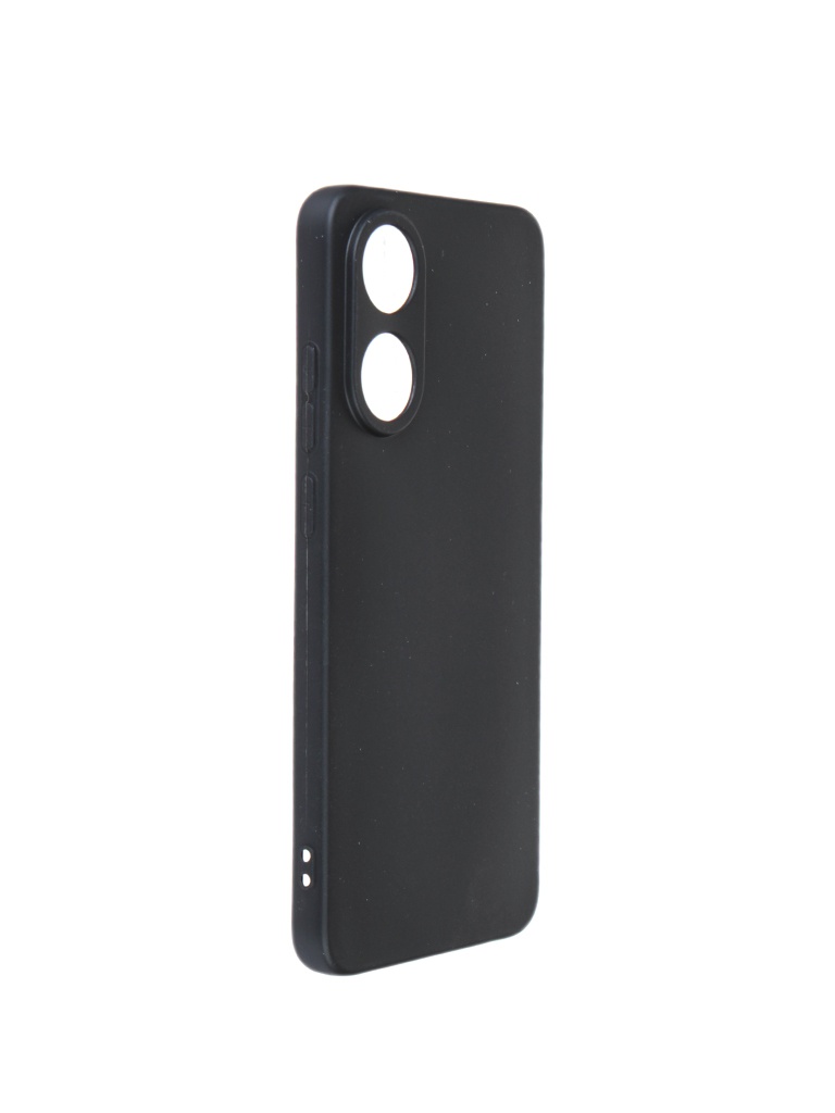 цена Чехол DF для Oppo A78 4G Silicone Black oCase-18