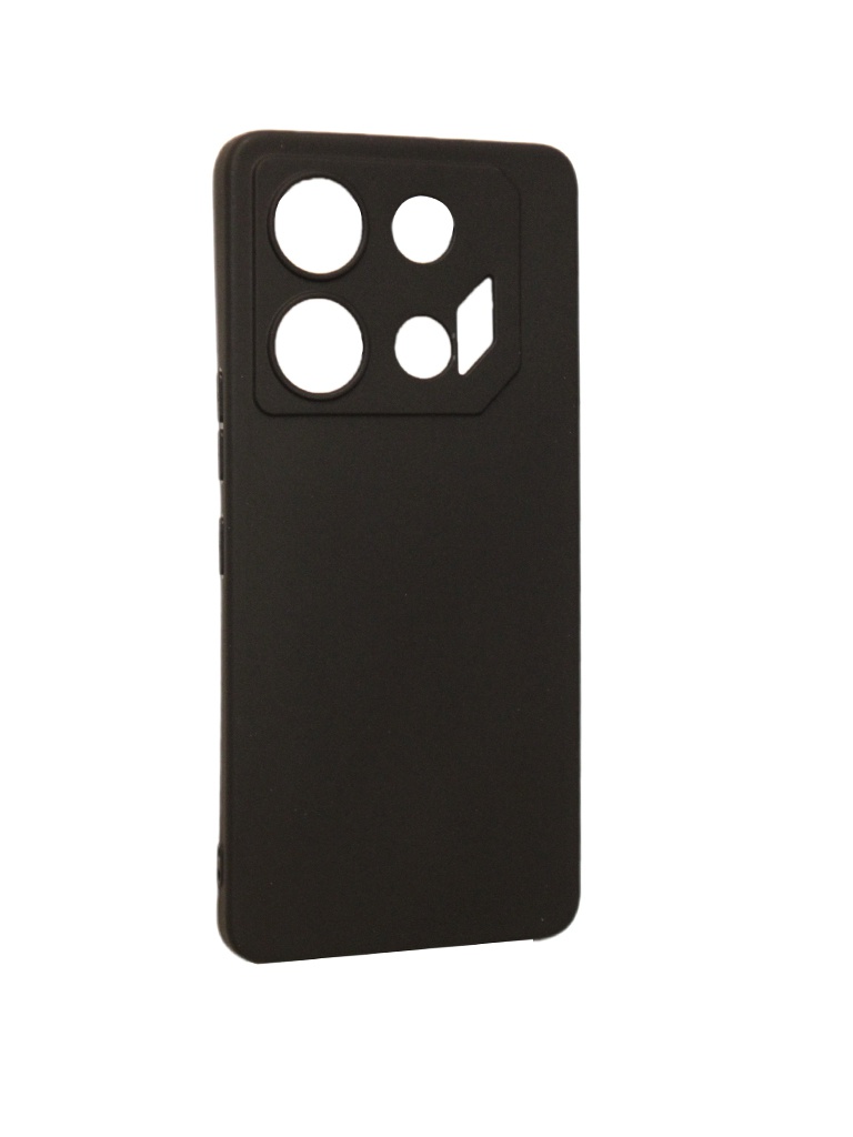 

Чехол DF для Infinix GT 10 Pro Silicone Black inCase-40, Infinix GT 10 Pro