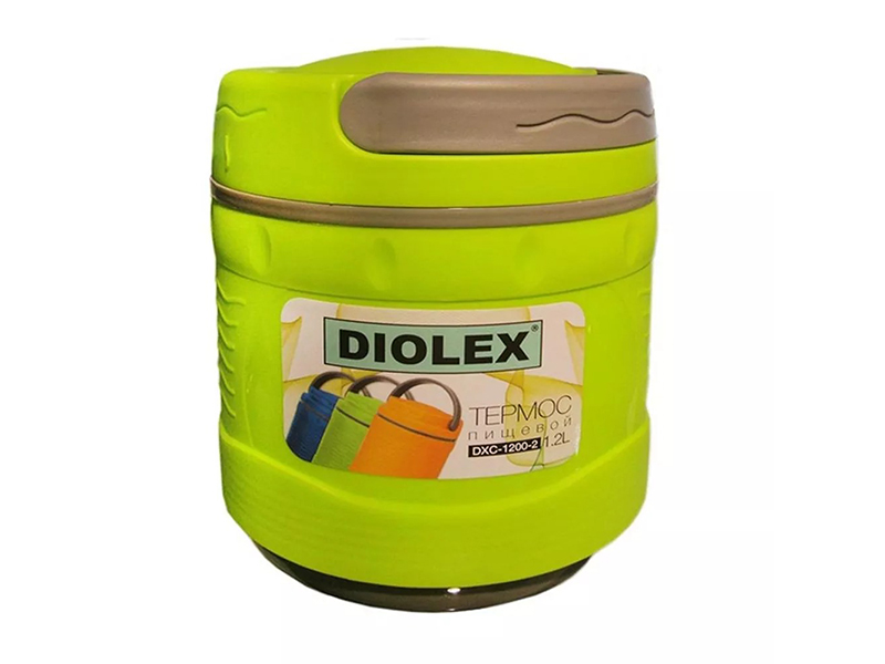 Термос Diolex 1.2L Green DXC-1200-2 термос diolex dxc 1200 2b синий