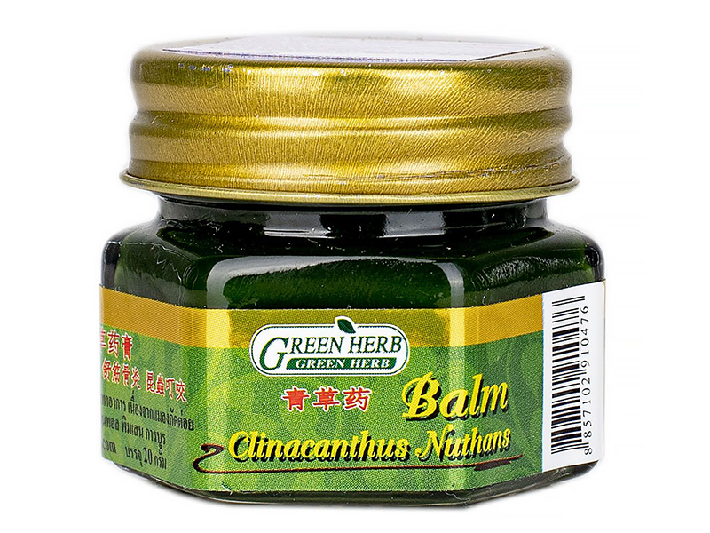 фото Бальзам green herb nvl compound clinacanthus nutans balm 20g 0476