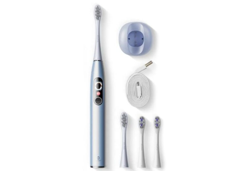 Зубная электрощетка Oclean X Pro Digital Set Silver зубная электрощетка oclean x pro digital purple