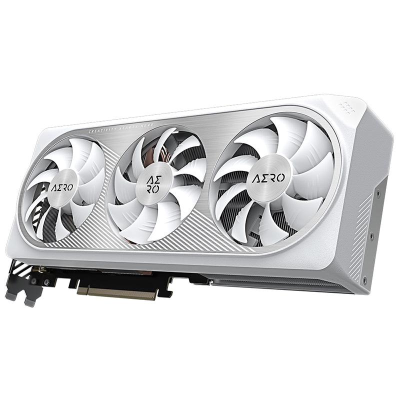 фото Видеокарта gigabyte geforce rtx 4070 aero oc 12g 2565mhz pci-e 4.0 12288mb 21000mhz 192-bit hdmi 3xdp gv-n4070aero oc-12gd