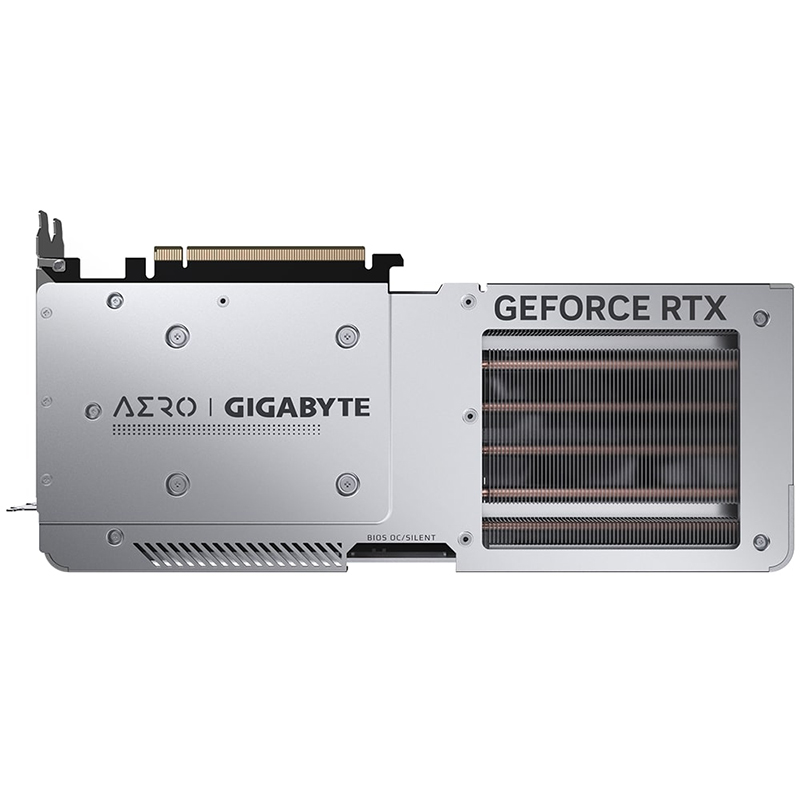 фото Видеокарта gigabyte geforce rtx 4070 aero oc 12g 2565mhz pci-e 4.0 12288mb 21000mhz 192-bit hdmi 3xdp gv-n4070aero oc-12gd