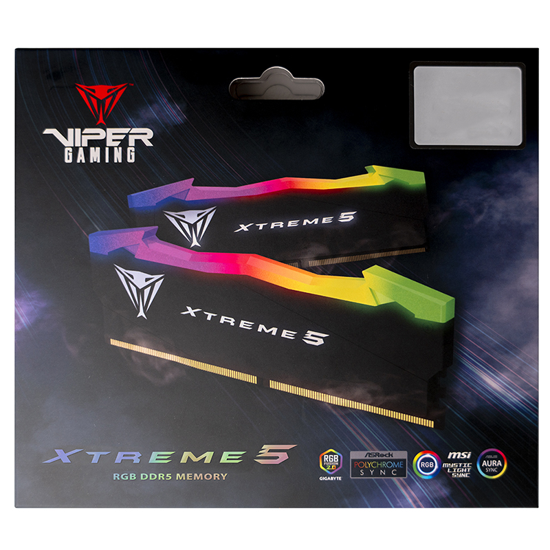 фото Модуль памяти patriot memory viper xtreme ddr 5 dimm pc5-62400 7800mhz cl38 - 32gb (2x16gb) pvxr532g78c38k