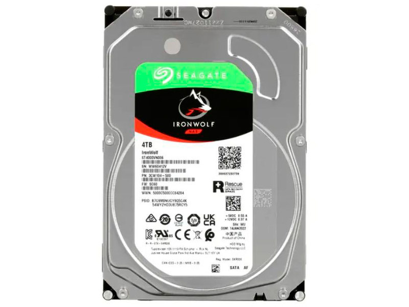 Жесткий диск Seagate IronWolf 4Tb ST4000VN006 жесткий диск seagate enterprise performance 1 2тб st1200mm0129