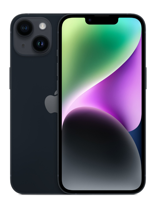 Сотовый телефон APPLE iPhone 14 128Gb Midnight (А2884) (dual nano-SIM only) мобильный телефон apple iphone 14 128gb a2882 purple фиолетовый