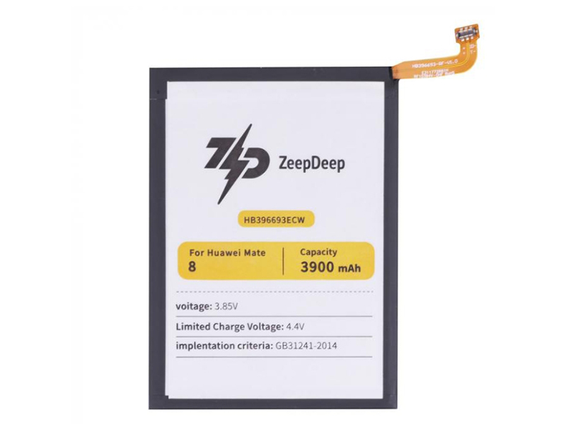 Аккумулятор ZeepDeep Asia (схожий с HB396693ECW) для Huawei Mate 8 888695 аккумулятор zeepdeep asia схожий с bn62 для xiaomi redmi 9t poco m3 888688