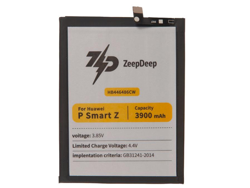 Аккумулятор ZeepDeep Asia (схожий с HB446486CW/HB446486ECW) для Huawei P Smart Z / Honor 9X / 9X Premium / Y9s 888707 аккумулятор zeepdeep asia схожий с hb466483eew для honor 30s 30 30 pro plus 888712