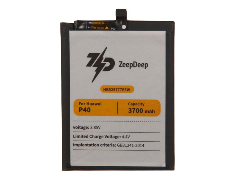 Аккумулятор ZeepDeep Asia (схожий с HB525777EEW) для Huawei P40 888708 аккумулятор для huawei ascend g710 a199 g610 g700 y600 y3 ii lua u22 y3 ii lua l21