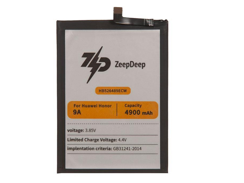 Аккумулятор ZeepDeep Asia (схожий с HB526489ECW) для Honor 9A / Y6P 888710 аккумулятор zeepdeep asia схожий с eb bg975abe для samsung galaxy s10 plus 888724