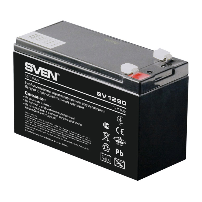 Аккумулятор для ИБП Sven SV 12V 9Ah SV1290 аккумулятор для ибп sven sv 12v 9ah sv1290