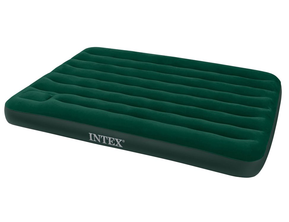 фото Надувной матрас intex full downy bed 137x191x22cm + насос 66928