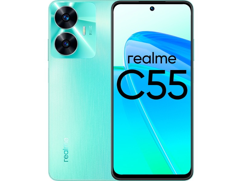 Сотовый телефон Realme C55 8/256Gb LTE Green мобильный телефон realme c55 8 256gb золотистый