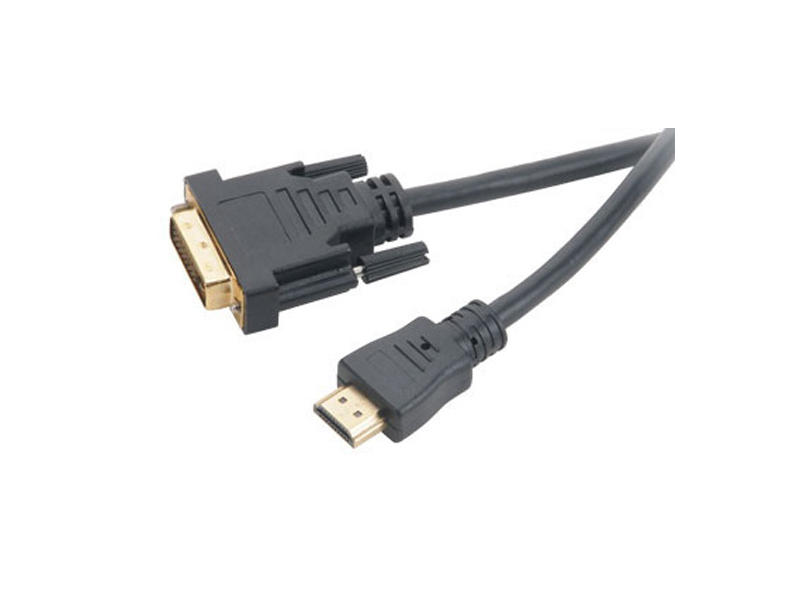 Аксессуар Akasa DVI-D - HDMI 2m AK-CBHD06-20BK позолоченный кабель адаптер akasa dvi d – hdmi 2 метра ak cbhd06 20bk
