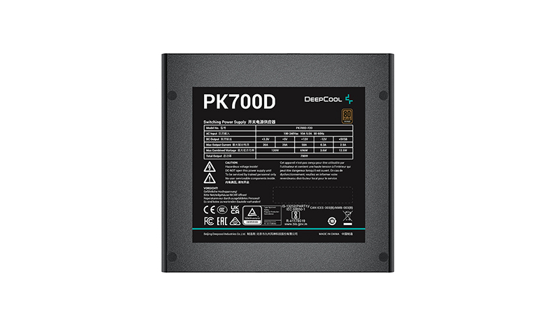 Блок питания DeepCool PK700D 700W R-PK700D-FA0B-EU