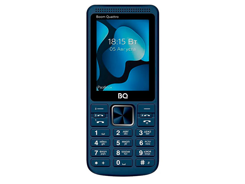 Сотовый телефон BQ 2455 Boom Quattro Blue
