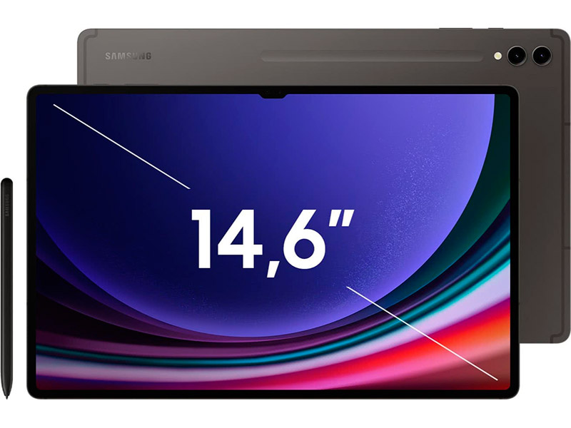  Samsung Galaxy Tab S9 Ultra 5G SM-X916 12/256Gb Graphite (Snapdragon 8 Gen 2 3.36Ghz/12288Mb/256Gb/5G/Wi-Fi/Bluetooth/GPS/Cam/14.6/2960x1848/Android)
