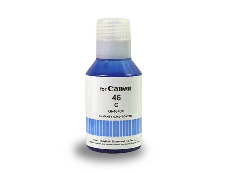 

Чернила Revcol Hameleon (схожий с Canon GI-46) 135ml Cyan Dye 6584, 6584