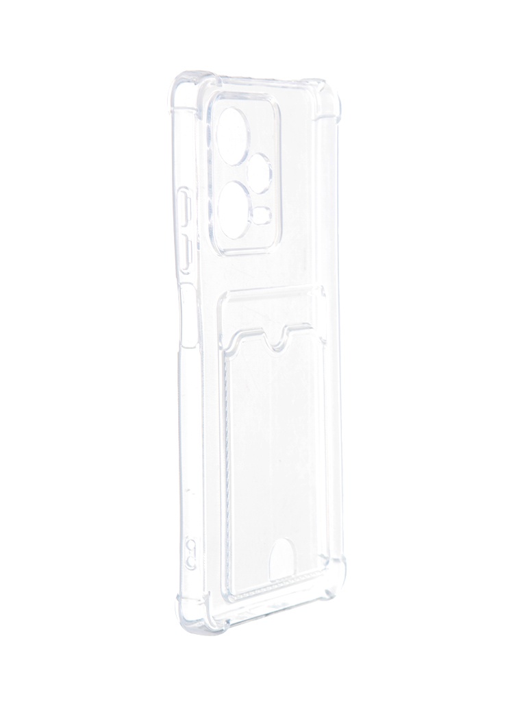 

Чехол Zibelino для Xiaomi Redmi Note 12 Pro 5G Silicone Card Holder защита камеры Transparent ZSCH-XIA-NOTE12-PRO-CAM-TRN, Xiaomi Redmi Note 12 Pro 5G