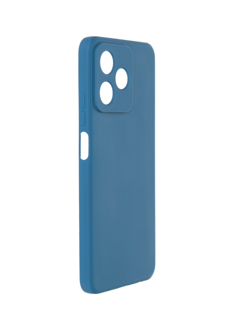 Чехол Zibelino для Realme C53 4G/C51 4G/Narzo N53 4G Soft Matte с микрофиброй Blue ZSMF-RLM-C53-BLU смартфон realme narzo 50i prime 3 32gb blue