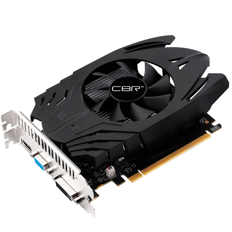 фото Видеокарта cbr gt730 power hammerii 2gb 902mhz gddr3 1600mhz 64bit hdmi dvi vga vga-msgt730-2g-rtl