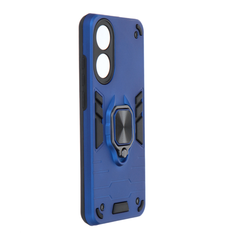 

Чехол DFдля Oppo A78 4G с магнитом и кольцом Dark Blue oArmor-03, Oppo A78 4G