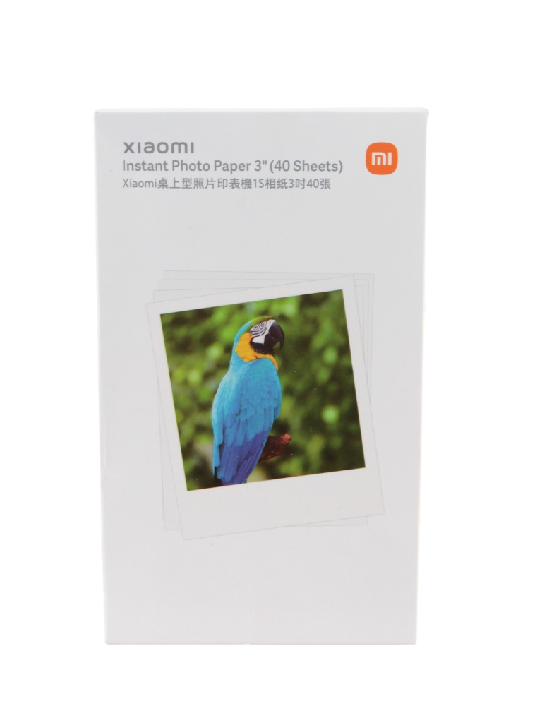 Фотобумага Xiaomi Instant Photo Paper 3 40 листов BHR6756GL принтер xiaomi instant photo printer 1s set bhr6747gl