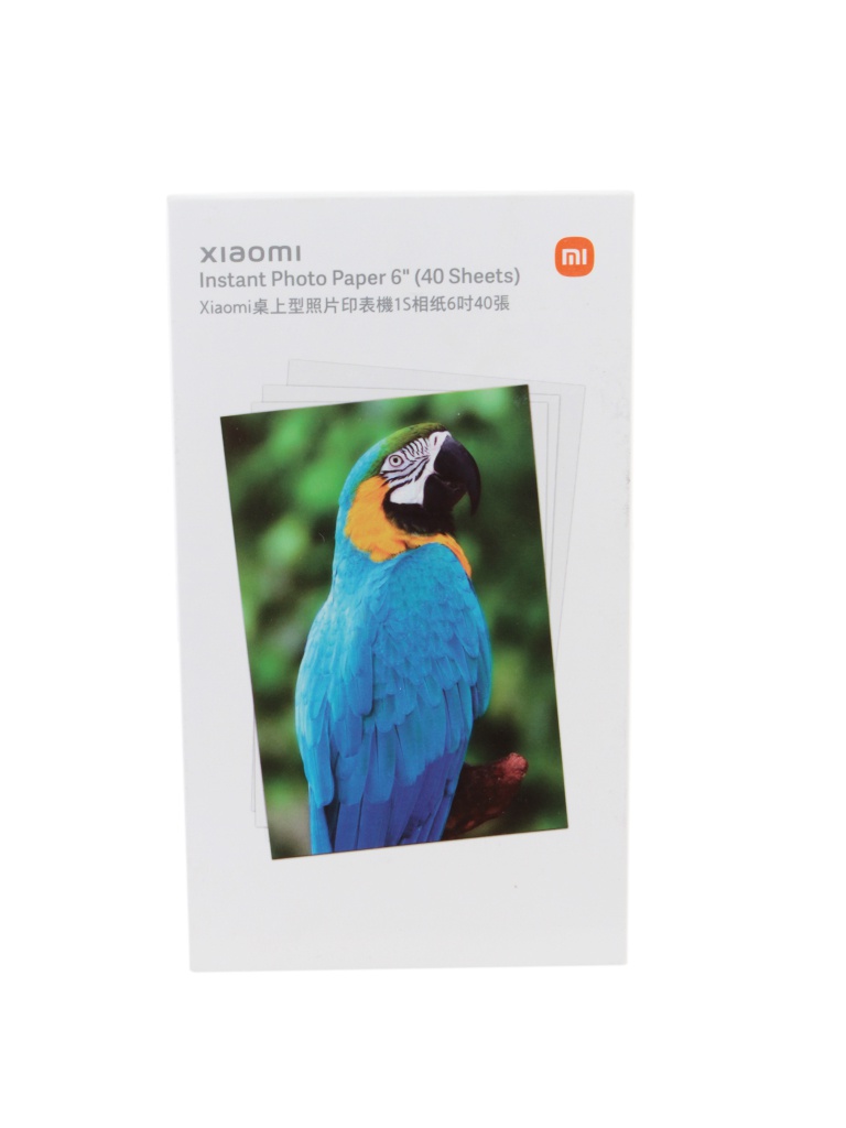 Фотобумага Xiaomi Instant Photo Paper 6 40 листов BHR6757GL принтер xiaomi instant photo printer 1s set bhr6747gl
