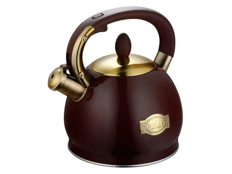 чайник для плиты kelli kl 4556 красный Чайник Kelli KL-4556 3L Chocolate