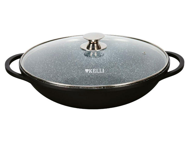 Сковорода Kelli 32cm KL-4602-32 сковорода kelli 20cm kl 4099c 20