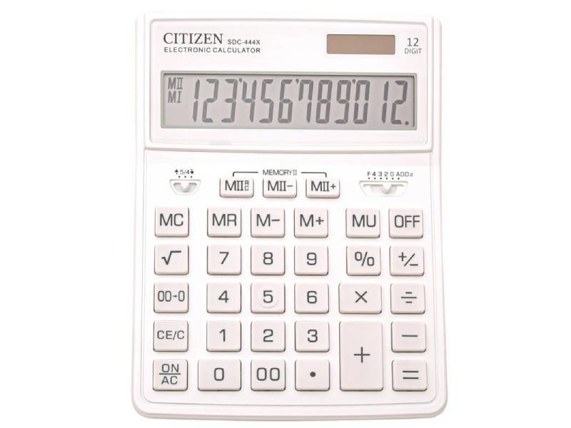 

Калькулятор Citizen SDC-444XRWHE, SDC-444XRWHE