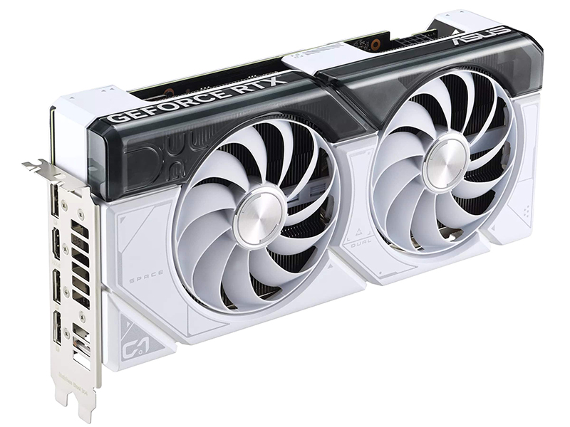 цена Видеокарта ASUS GeForce RTX 4070 Dual 12G OC White 2520MHz PCI-E 4.0 12288Mb 21000Mhz 192 bit HDMI 3xDP DUAL-RTX4070-O12G-WHITE