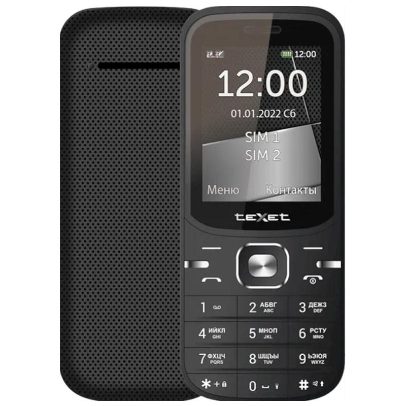 Сотовый телефон teXet TM-219 Black сотовый телефон texet tm d424 black